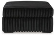 Midnight-Madness Oversized Accent Ottoman - Home Furniture And More (Brentwood, MD)