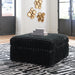 Midnight-Madness Oversized Accent Ottoman - Home Furniture And More (Brentwood, MD)
