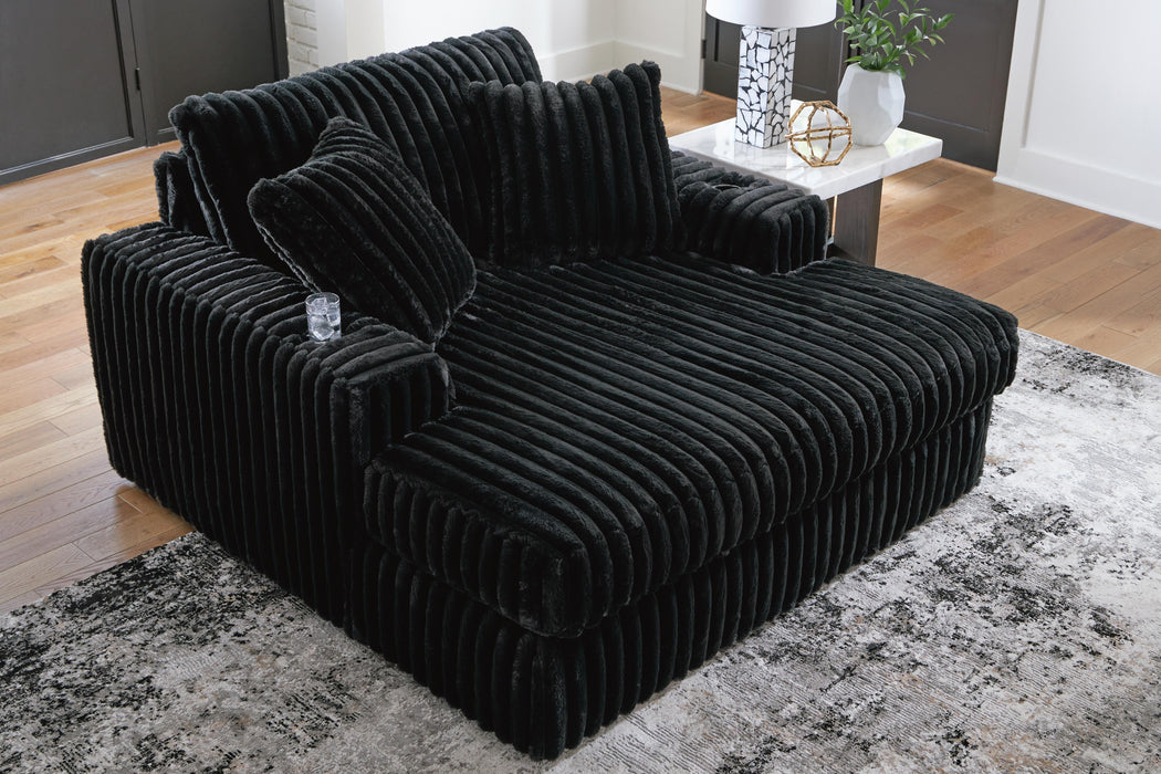Midnight-Madness Oversized Chaise - Home Furniture And More (Brentwood, MD)