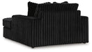 Midnight-Madness Oversized Chaise - Home Furniture And More (Brentwood, MD)