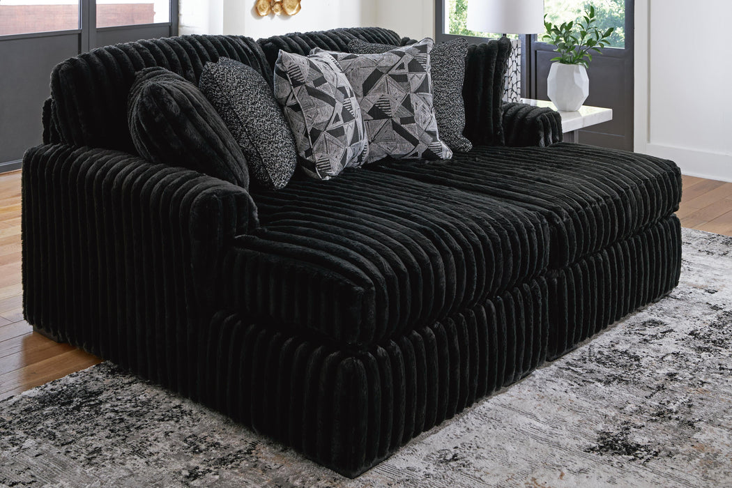 Midnight-Madness Super Chaise - Home Furniture And More (Brentwood, MD)