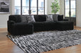 Midnight-Madness Sectional with Chaise - Home Furniture And More (Brentwood, MD)