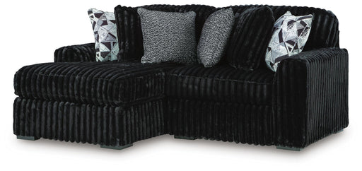Midnight-Madness Sectional with Chaise - Home Furniture And More (Brentwood, MD)
