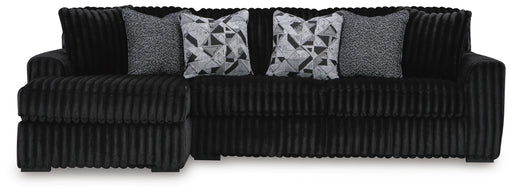 Midnight-Madness Sectional Sofa with Chaise - Home Furniture And More (Brentwood, MD)