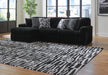 Midnight-Madness Sectional Sofa with Chaise - Home Furniture And More (Brentwood, MD)