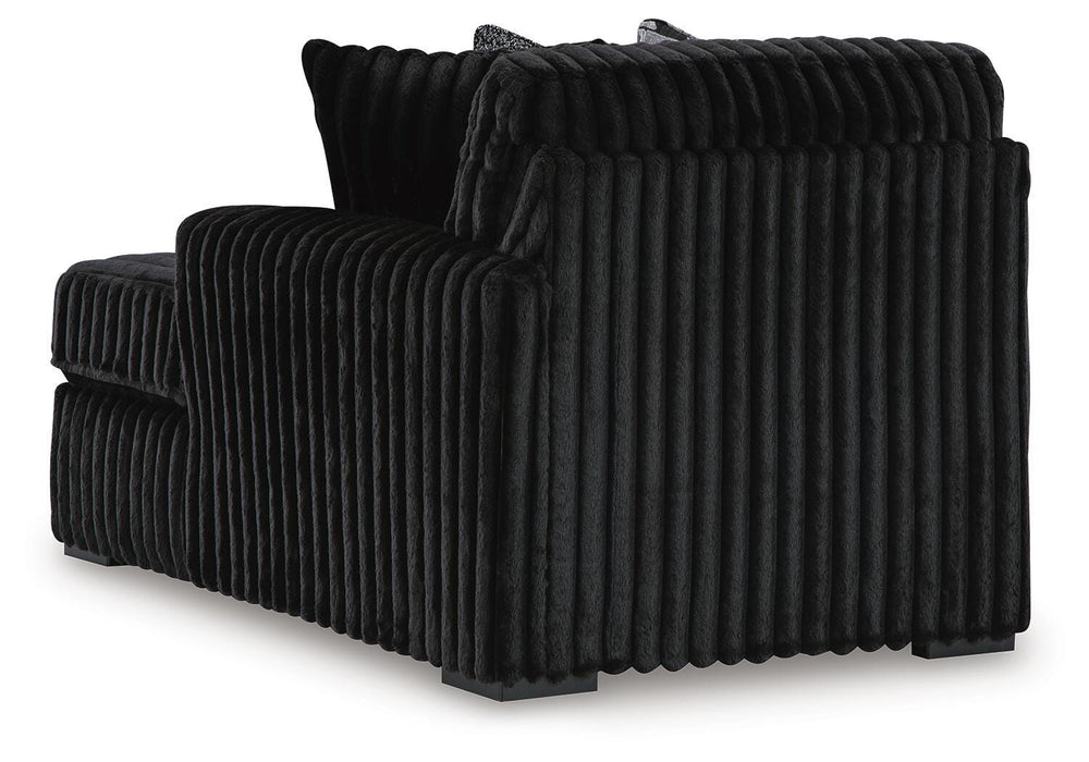 Midnight-Madness Sectional with Chaise - Home Furniture And More (Brentwood, MD)