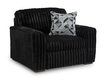 Midnight-Madness Oversized Chair - Home Furniture And More (Brentwood, MD)