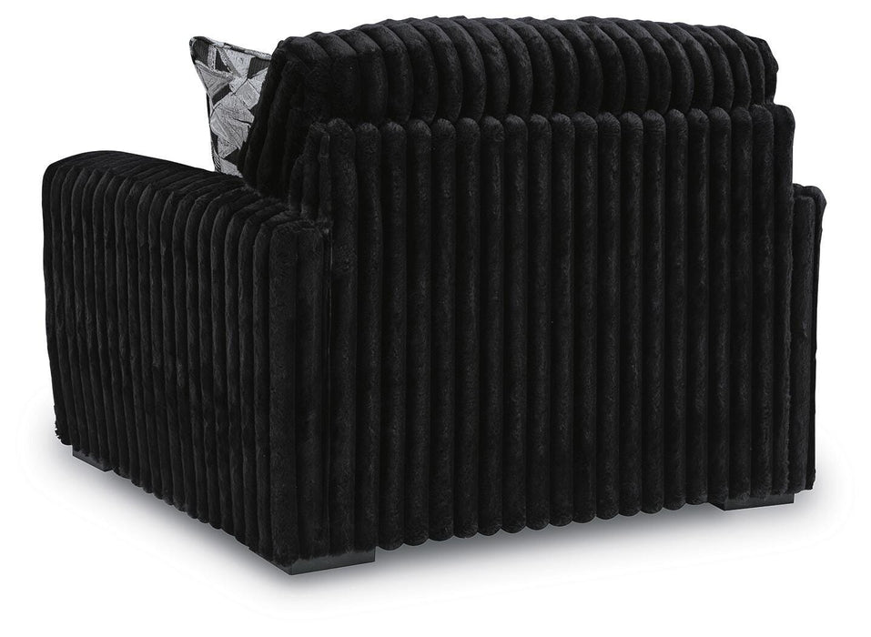 Midnight-Madness Oversized Chair - Home Furniture And More (Brentwood, MD)
