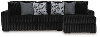 Midnight-Madness Sectional Sofa with Chaise - Home Furniture And More (Brentwood, MD)