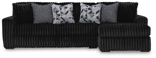 Midnight-Madness Sectional Sofa with Chaise - Home Furniture And More (Brentwood, MD)