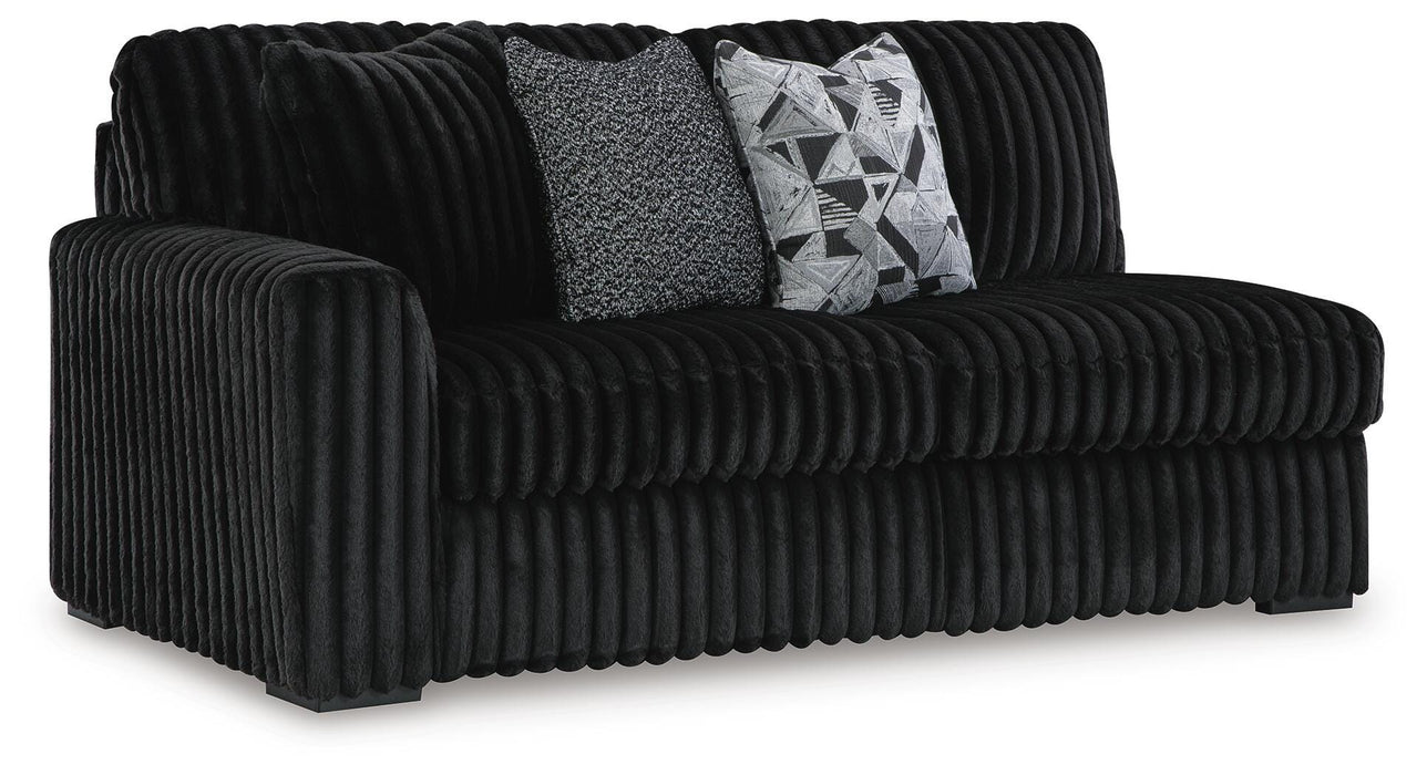 Midnight-Madness Sectional with Chaise - Home Furniture And More (Brentwood, MD)