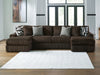 Midnight-Madness Sectional with Chaise - Home Furniture And More (Brentwood, MD)