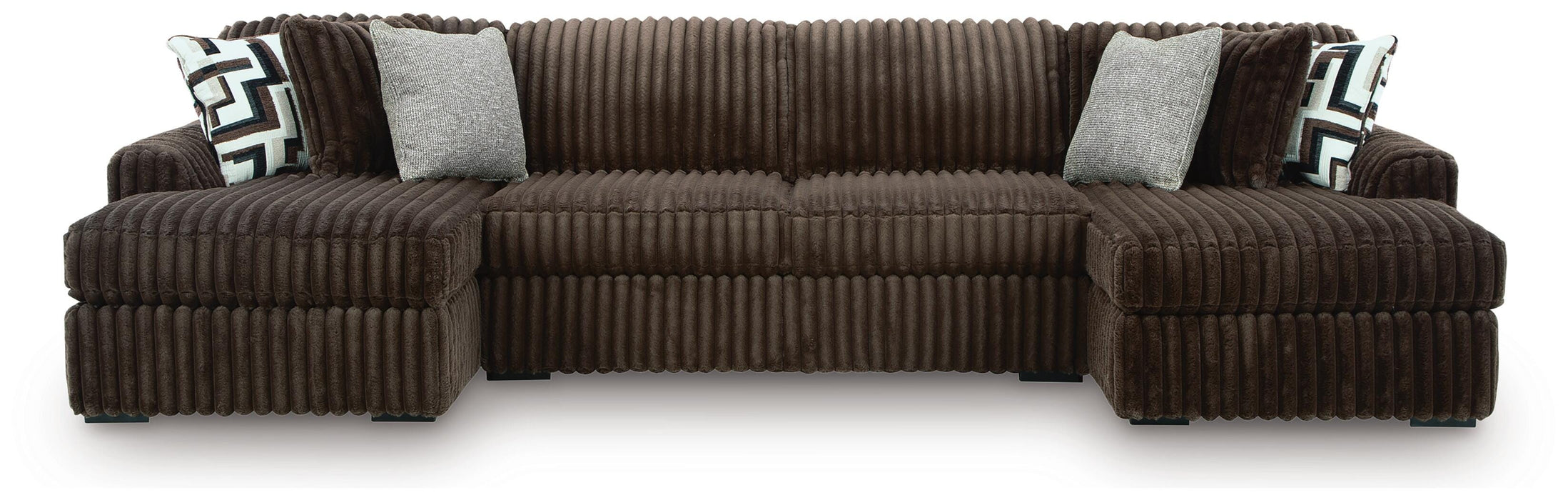 Midnight-Madness Sectional with Chaise - Home Furniture And More (Brentwood, MD)