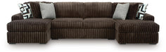 Midnight-Madness Sectional with Chaise - Home Furniture And More (Brentwood, MD)