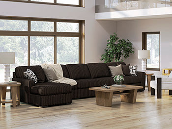 Midnight-Madness Sectional Sofa with Chaise - Home Furniture And More (Brentwood, MD)