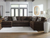 Midnight-Madness Sectional with Chaise - Home Furniture And More (Brentwood, MD)