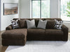 Midnight-Madness Sectional Sofa with Chaise - Home Furniture And More (Brentwood, MD)