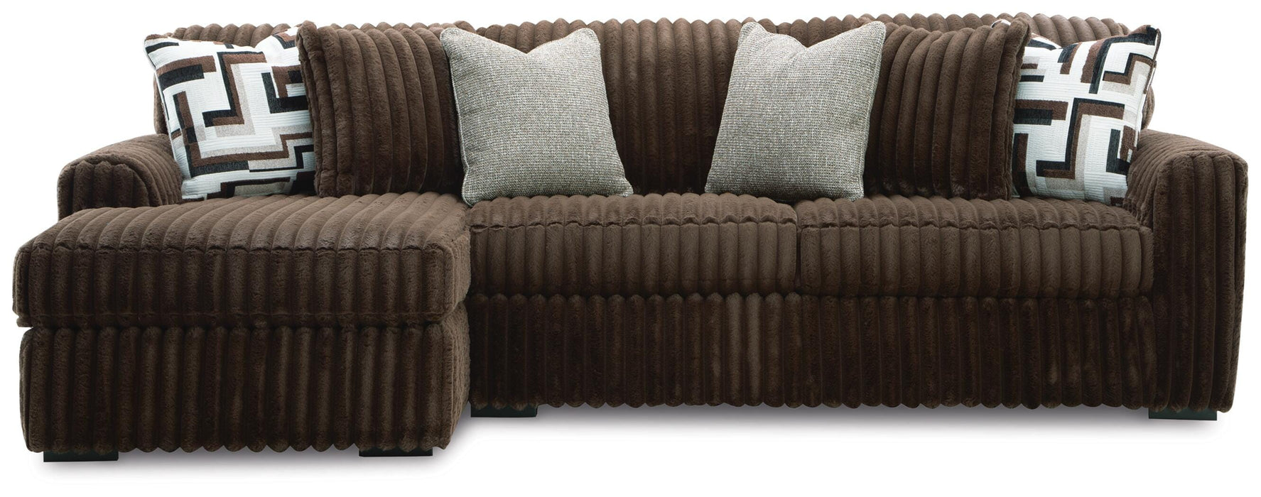 Midnight-Madness Sectional Sofa with Chaise - Home Furniture And More (Brentwood, MD)