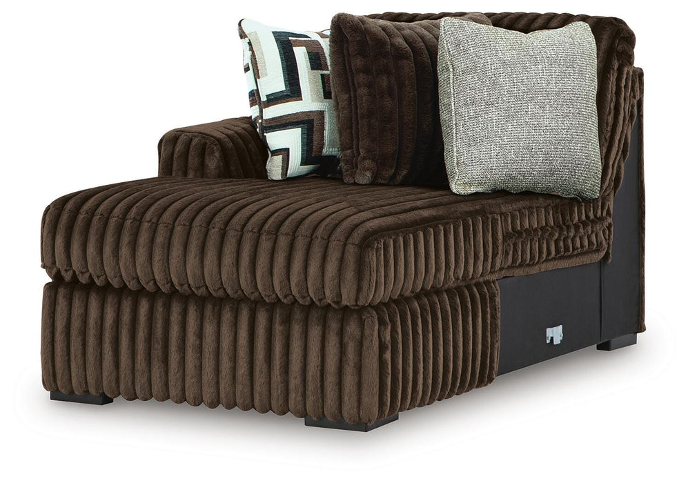 Midnight-Madness Sectional with Chaise - Home Furniture And More (Brentwood, MD)