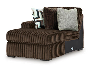 Midnight-Madness Sectional with Chaise - Home Furniture And More (Brentwood, MD)