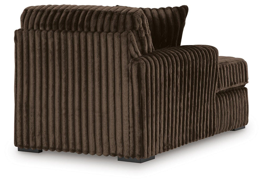 Midnight-Madness Sectional with Chaise - Home Furniture And More (Brentwood, MD)