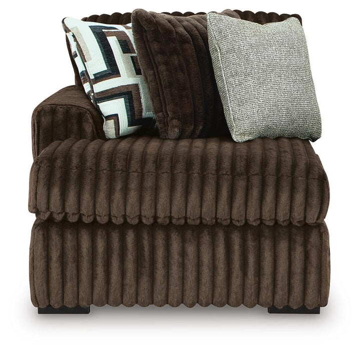 Midnight-Madness Sectional with Chaise - Home Furniture And More (Brentwood, MD)
