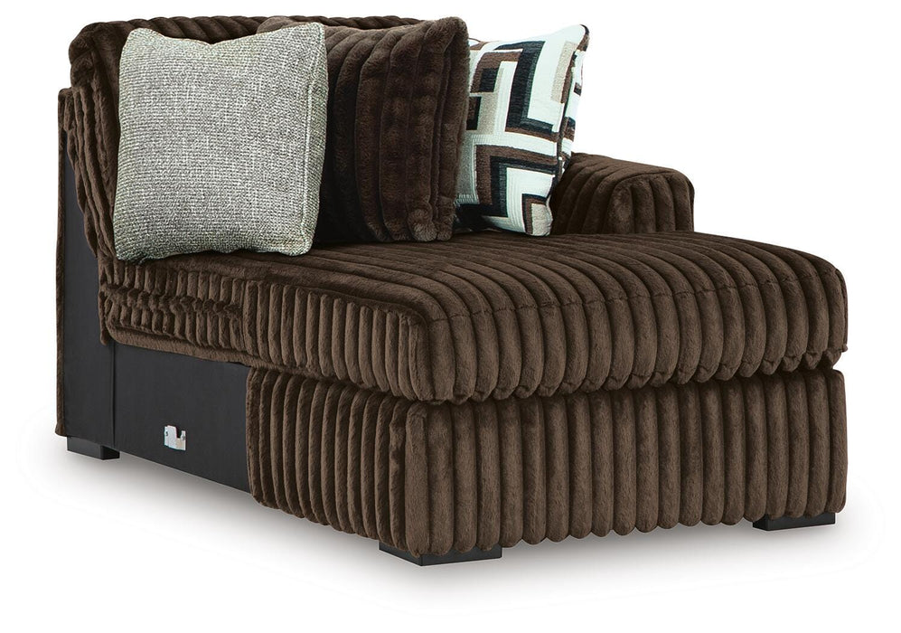 Midnight-Madness Sectional with Chaise - Home Furniture And More (Brentwood, MD)