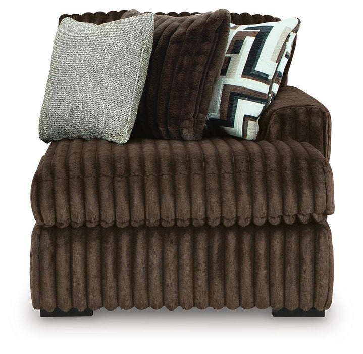 Midnight-Madness Sectional with Chaise - Home Furniture And More (Brentwood, MD)