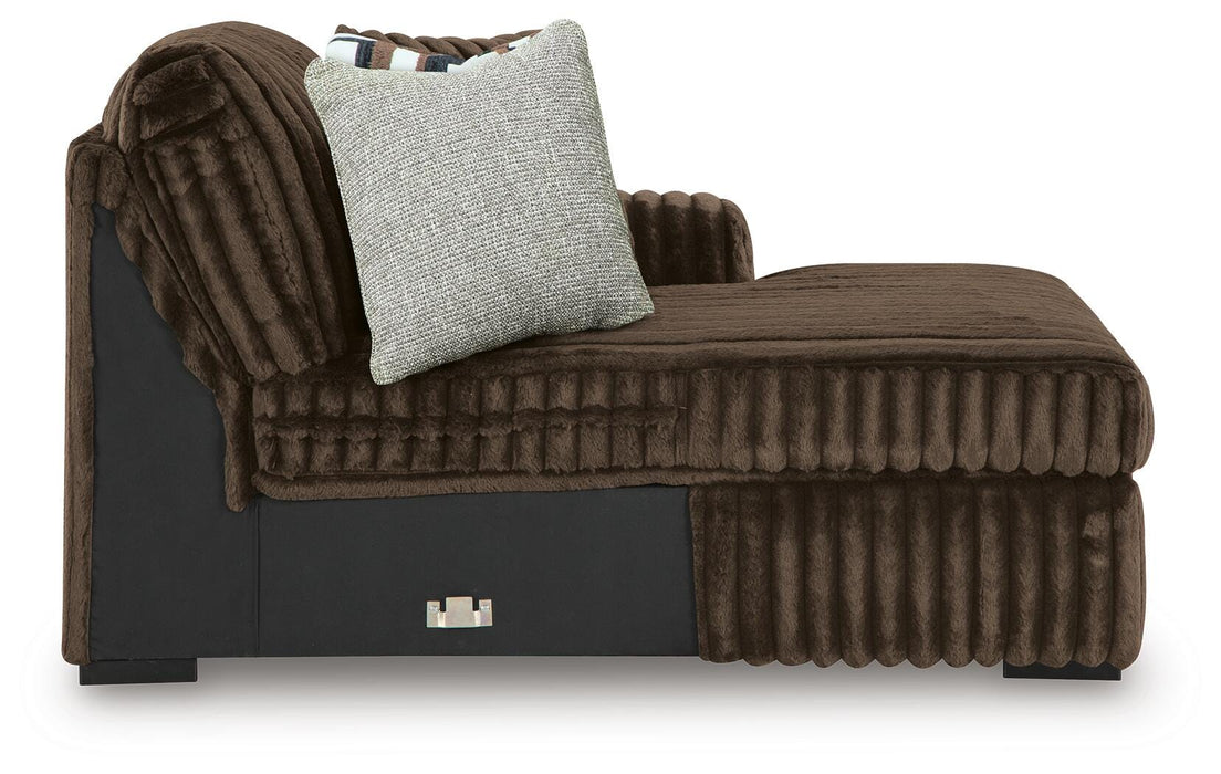 Midnight-Madness Sectional with Chaise - Home Furniture And More (Brentwood, MD)