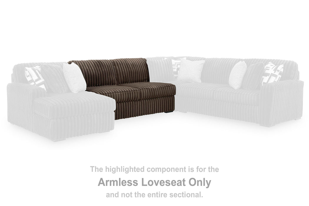 Midnight-Madness Sectional with Chaise - Home Furniture And More (Brentwood, MD)