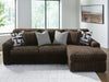 Midnight-Madness Sectional Sofa with Chaise - Home Furniture And More (Brentwood, MD)