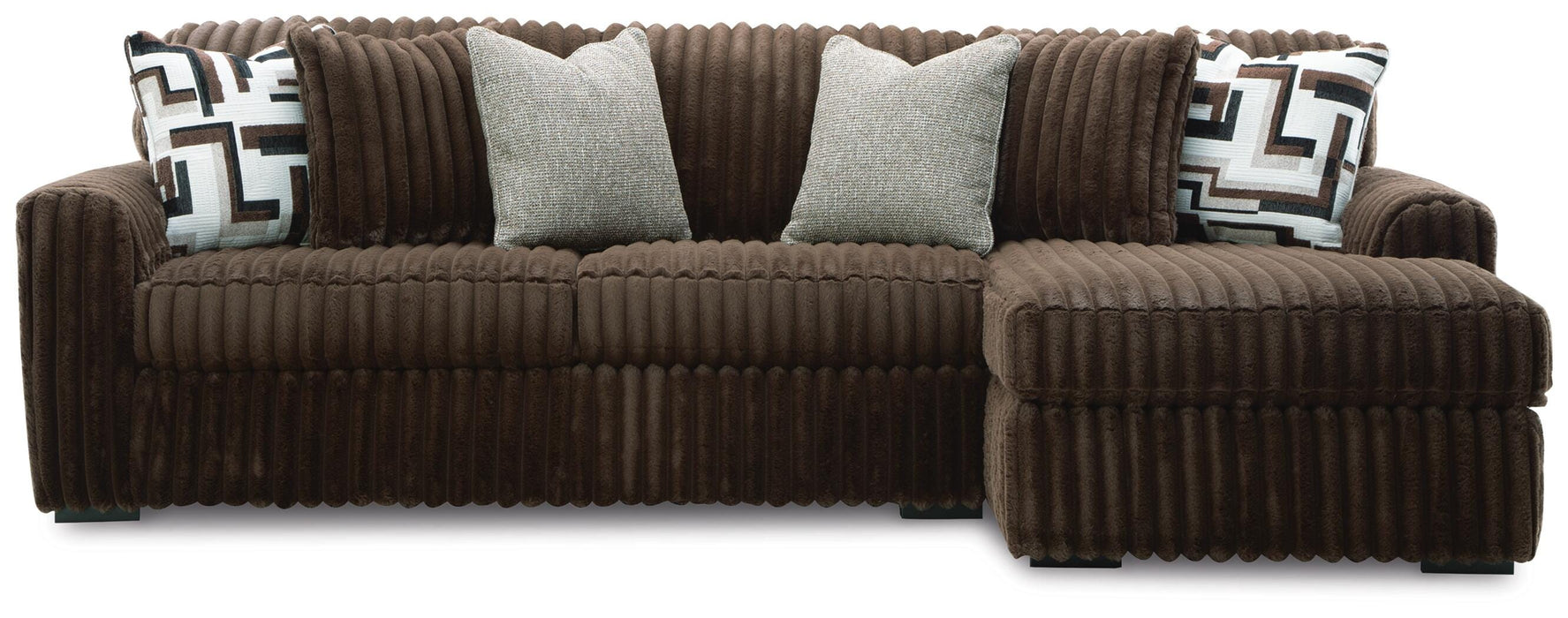 Midnight-Madness Sectional Sofa with Chaise - Home Furniture And More (Brentwood, MD)