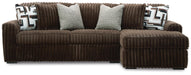 Midnight-Madness Sectional Sofa with Chaise - Home Furniture And More (Brentwood, MD)