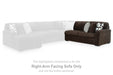 Midnight-Madness Sectional with Chaise - Home Furniture And More (Brentwood, MD)