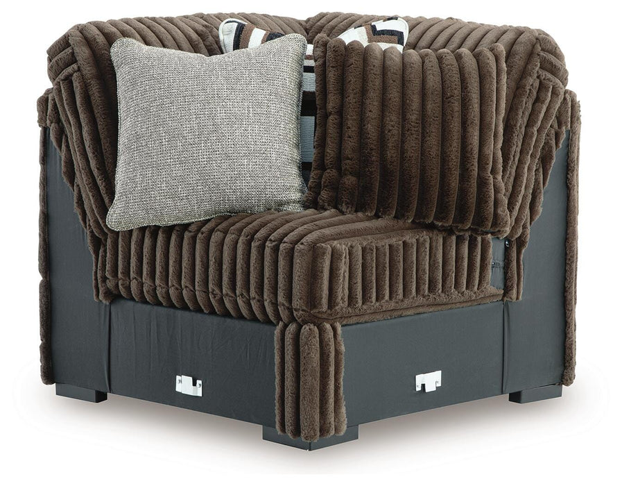 Midnight-Madness Sectional with Chaise - Home Furniture And More (Brentwood, MD)