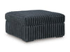 Midnight-Madness Oversized Accent Ottoman - Home Furniture And More (Brentwood, MD)