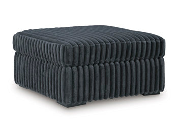 Midnight-Madness Oversized Accent Ottoman - Home Furniture And More (Brentwood, MD)