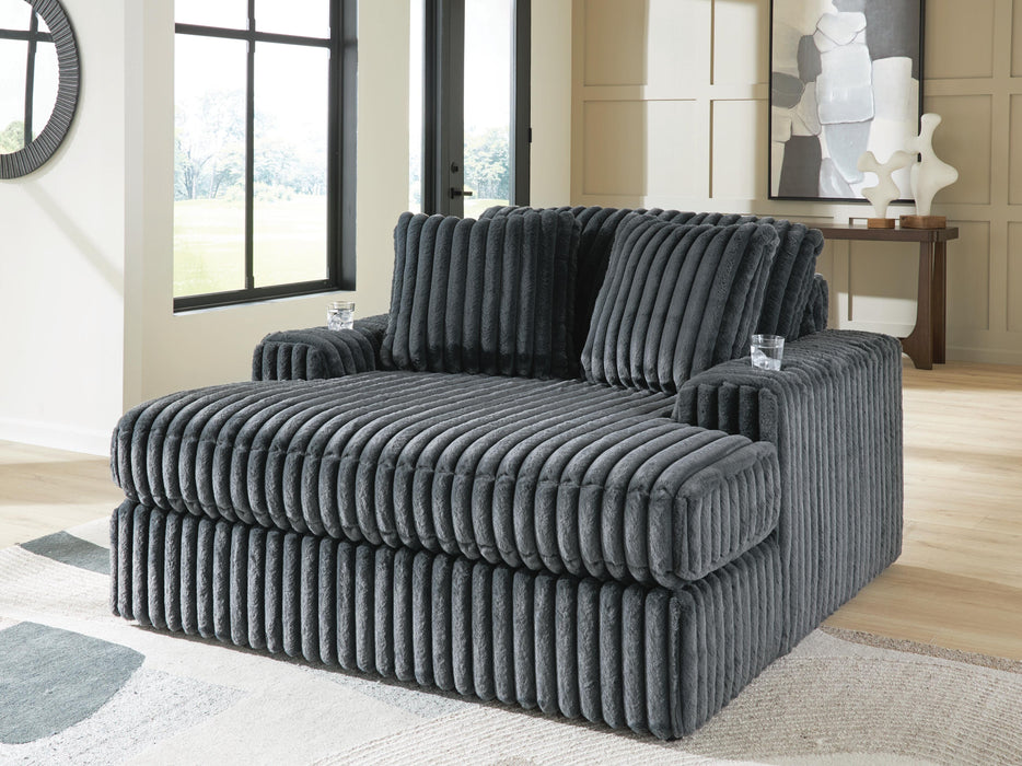 Midnight-Madness Oversized Chaise - Home Furniture And More (Brentwood, MD)