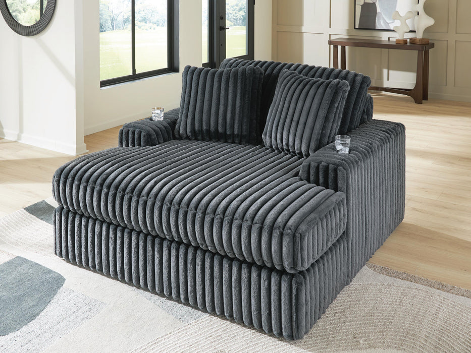 Midnight-Madness Oversized Chaise - Home Furniture And More (Brentwood, MD)