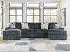 Midnight-Madness Sectional with Chaise - Home Furniture And More (Brentwood, MD)