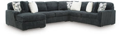 Midnight-Madness Sectional with Chaise - Home Furniture And More (Brentwood, MD)