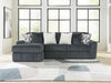 Midnight-Madness Sectional Sofa with Chaise - Home Furniture And More (Brentwood, MD)