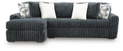 Midnight-Madness Sectional Sofa with Chaise - Home Furniture And More (Brentwood, MD)