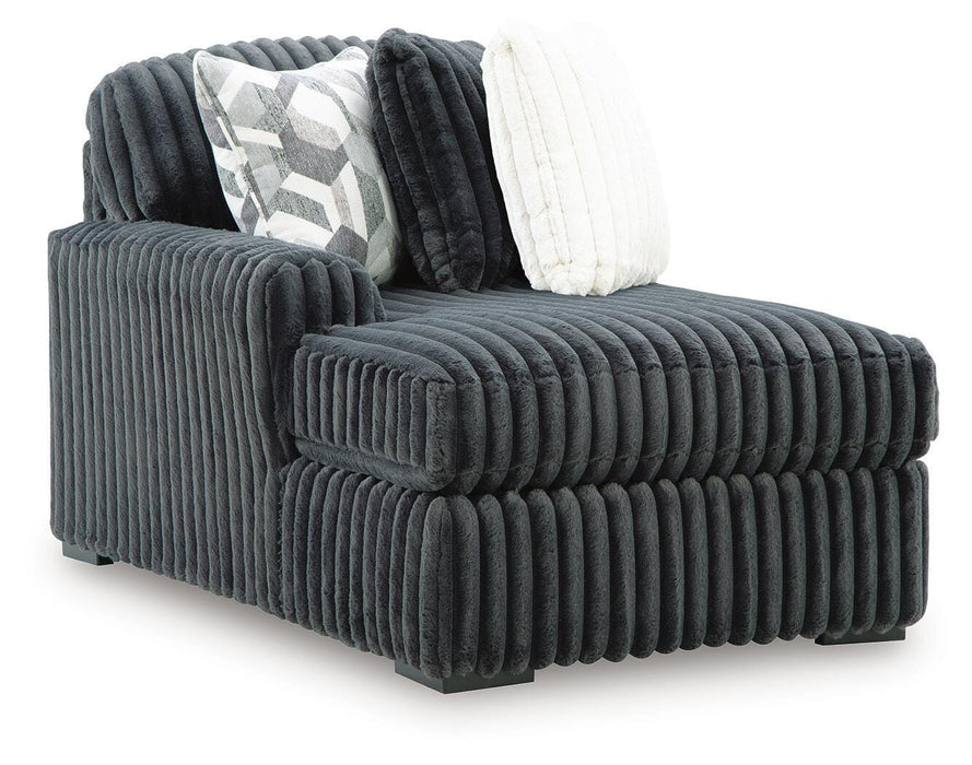 Midnight-Madness Sectional Sofa with Chaise - Home Furniture And More (Brentwood, MD)