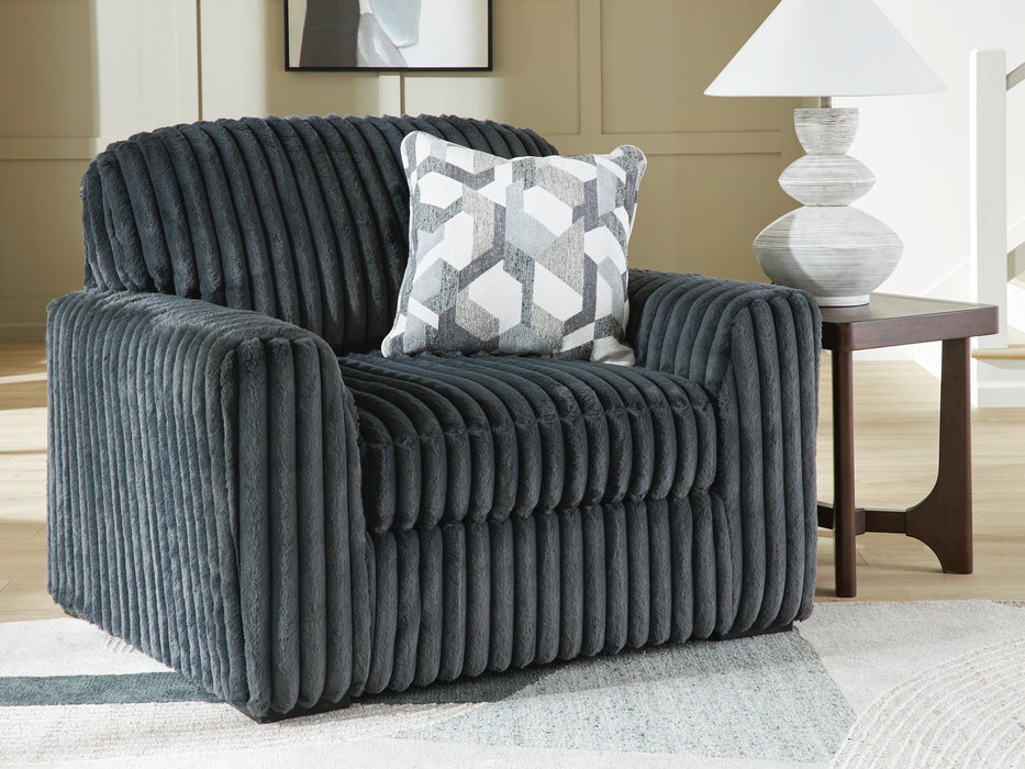 Midnight-Madness Oversized Chair - Home Furniture And More (Brentwood, MD)