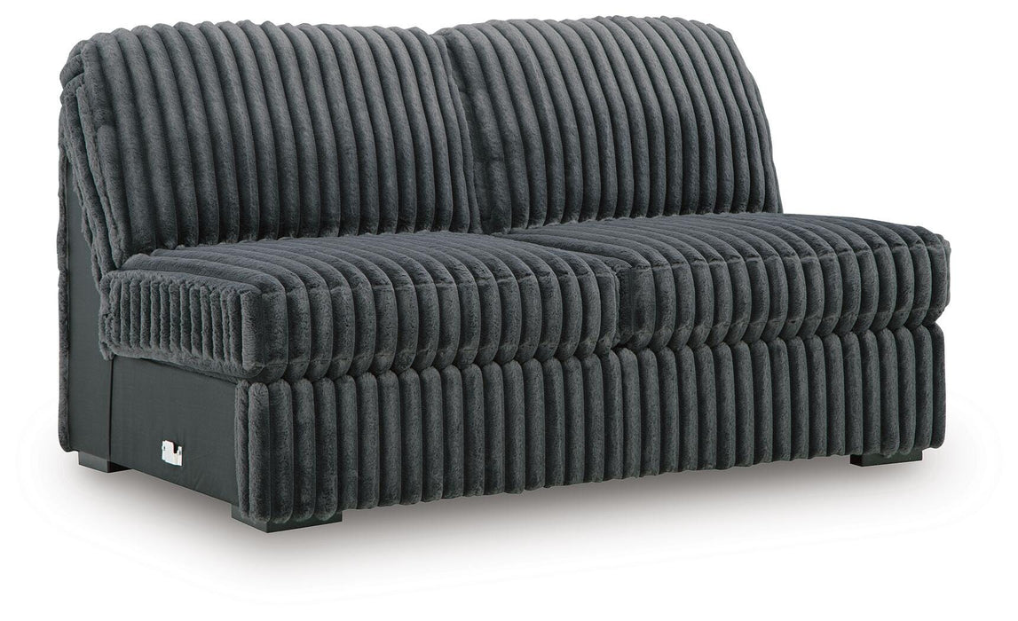 Midnight-Madness Sectional with Chaise - Home Furniture And More (Brentwood, MD)