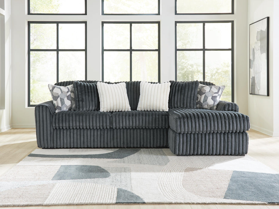 Midnight-Madness Sectional Sofa with Chaise - Home Furniture And More (Brentwood, MD)