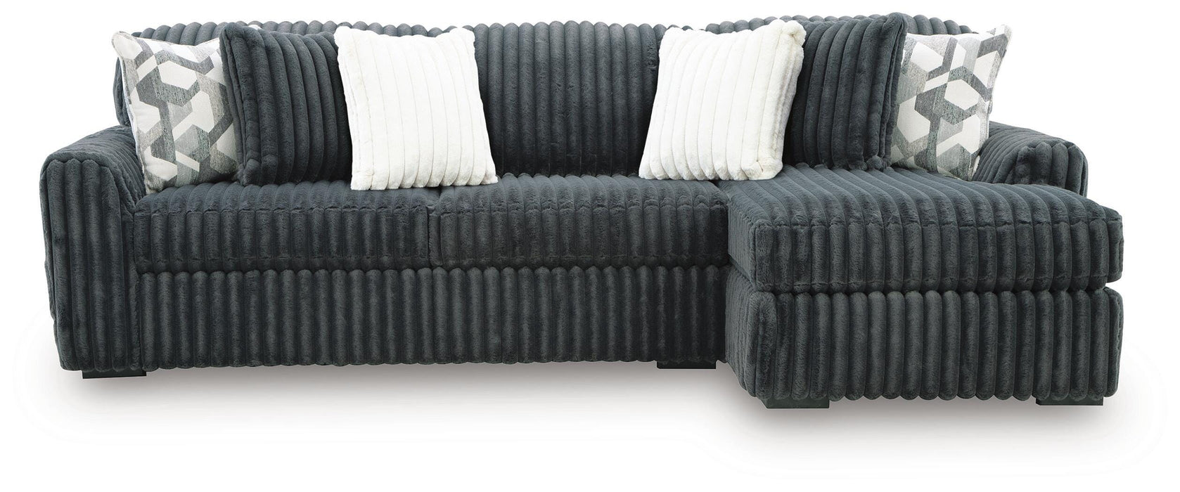Midnight-Madness Sectional Sofa with Chaise - Home Furniture And More (Brentwood, MD)