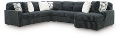 Midnight-Madness Sectional with Chaise - Home Furniture And More (Brentwood, MD)