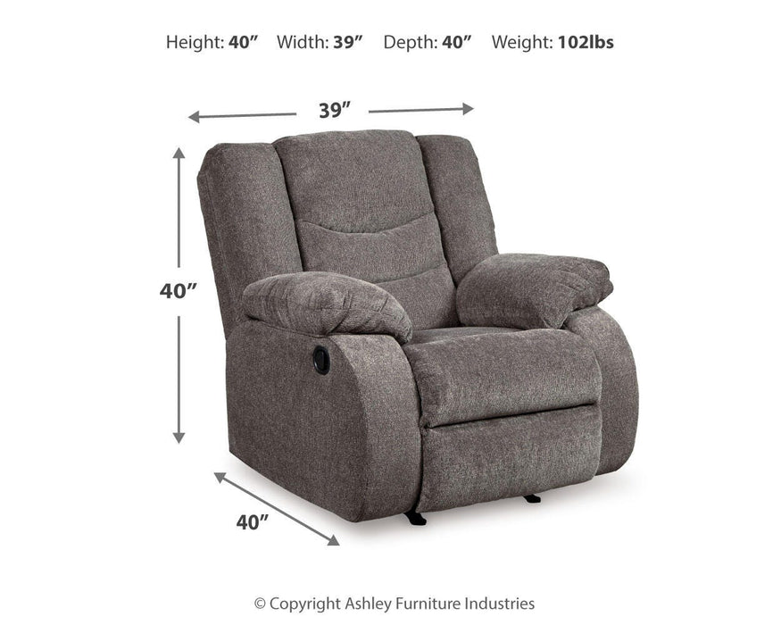 Tulen Recliner - Home Furniture And More (Brentwood, MD)
